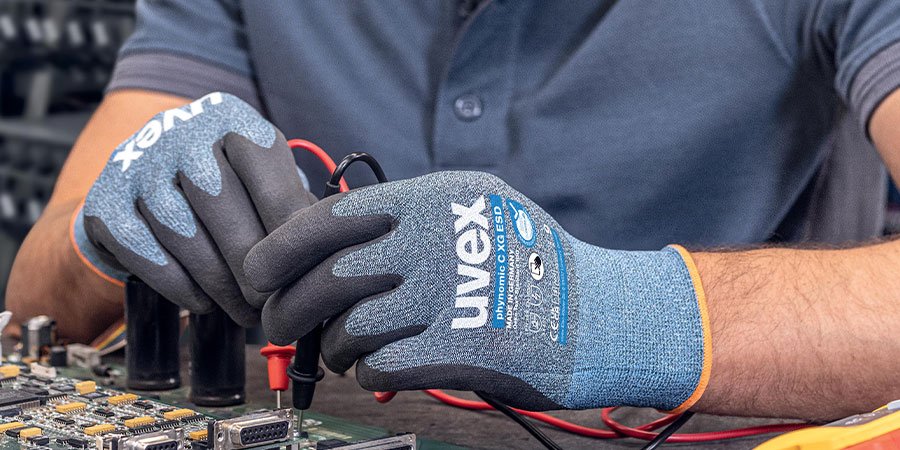 uvex phynomic XG cut protection gloves with excellent fit