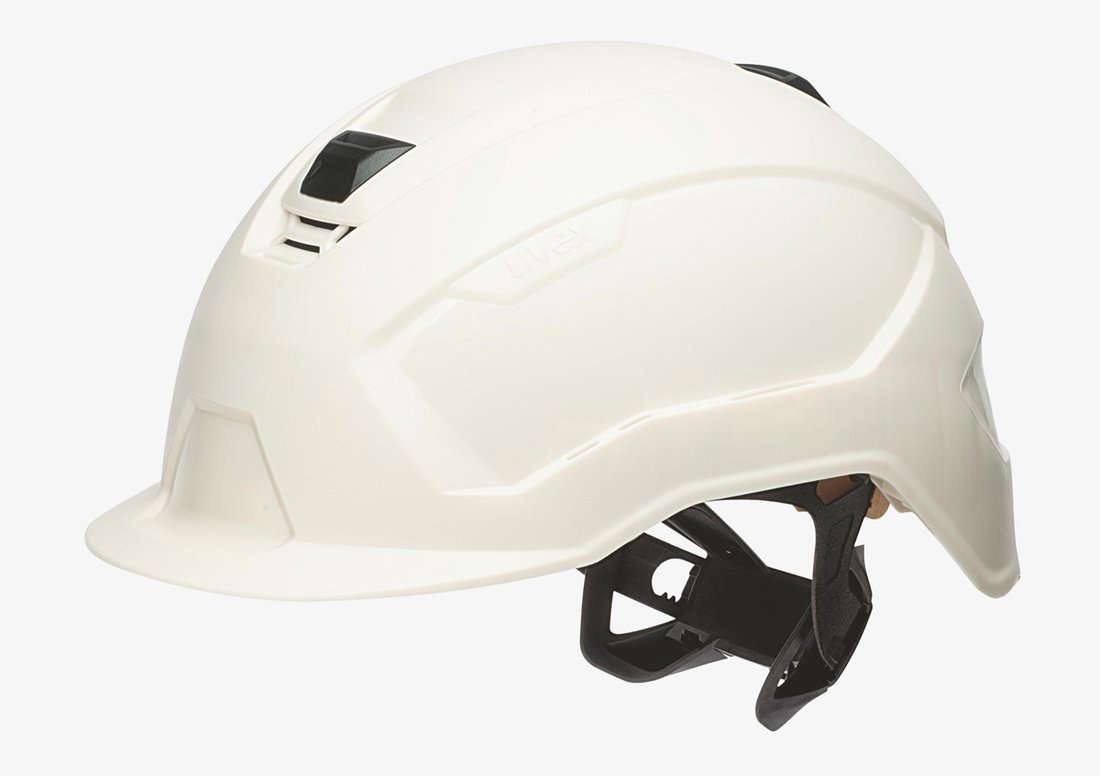 [Translate to Deutsch:] uvex pronamic B ergonomischer Schutzhelm mit Belüftung weiß