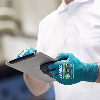 uvex touchscreen safety gloves