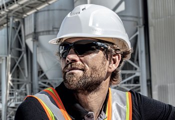Head protection from uvex