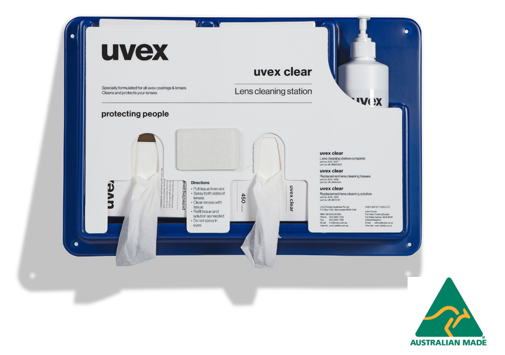 uvex lens cleaning station 1007