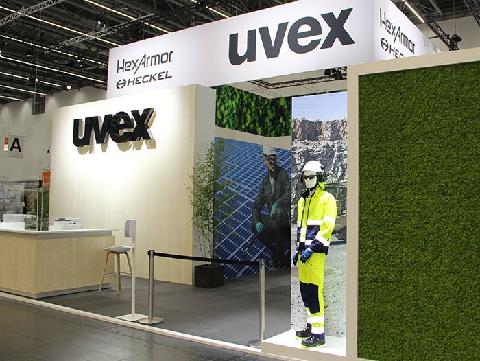 uvex at trade fairs for personal protective equipment