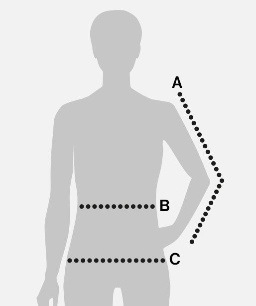 Größentabelle Damen Oberteile Jacken Pullover