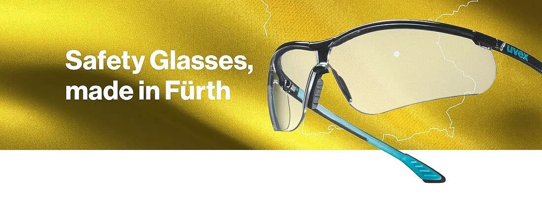 uvex safety glasses made in Fürth