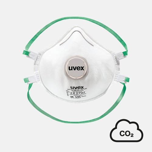 sustainable respiratory protection mask uvex silv-Air c planet