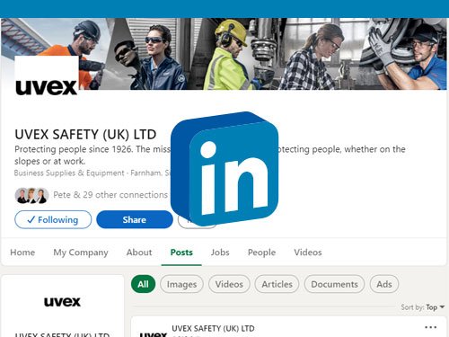 Follow uvex on LinkedIn