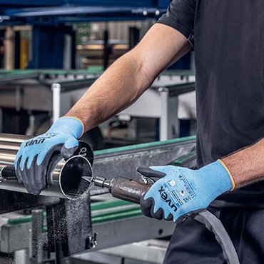 Test de port de gants uvex