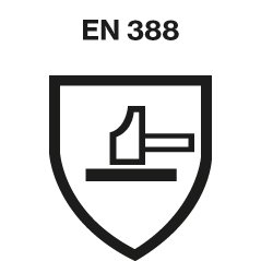 DIN EN 388 safety standard logo