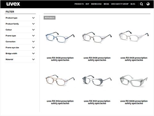 View our prescription eyewear range