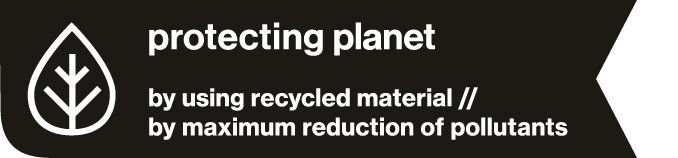 uvex protecting planet by using recycled material and by maximum reduction of pollutants