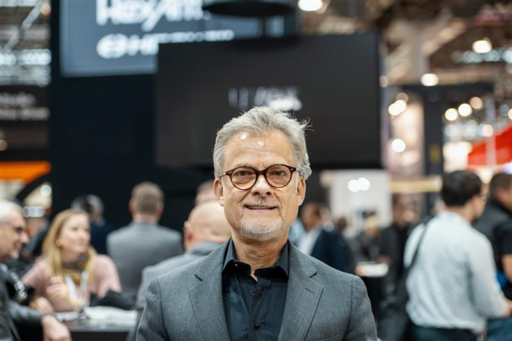 uvex group CEO Stefan Brück auf der A+A 2025