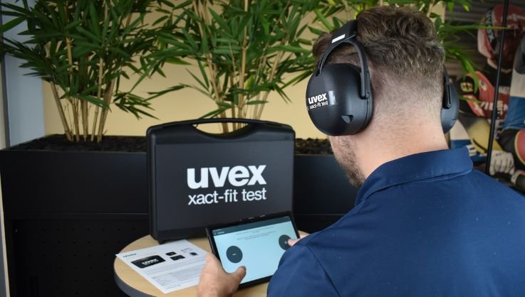 uvex xact-fit test hearing protection fit testing system