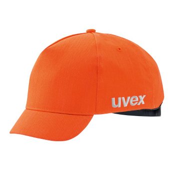 uvex hi-viz bump cap orange