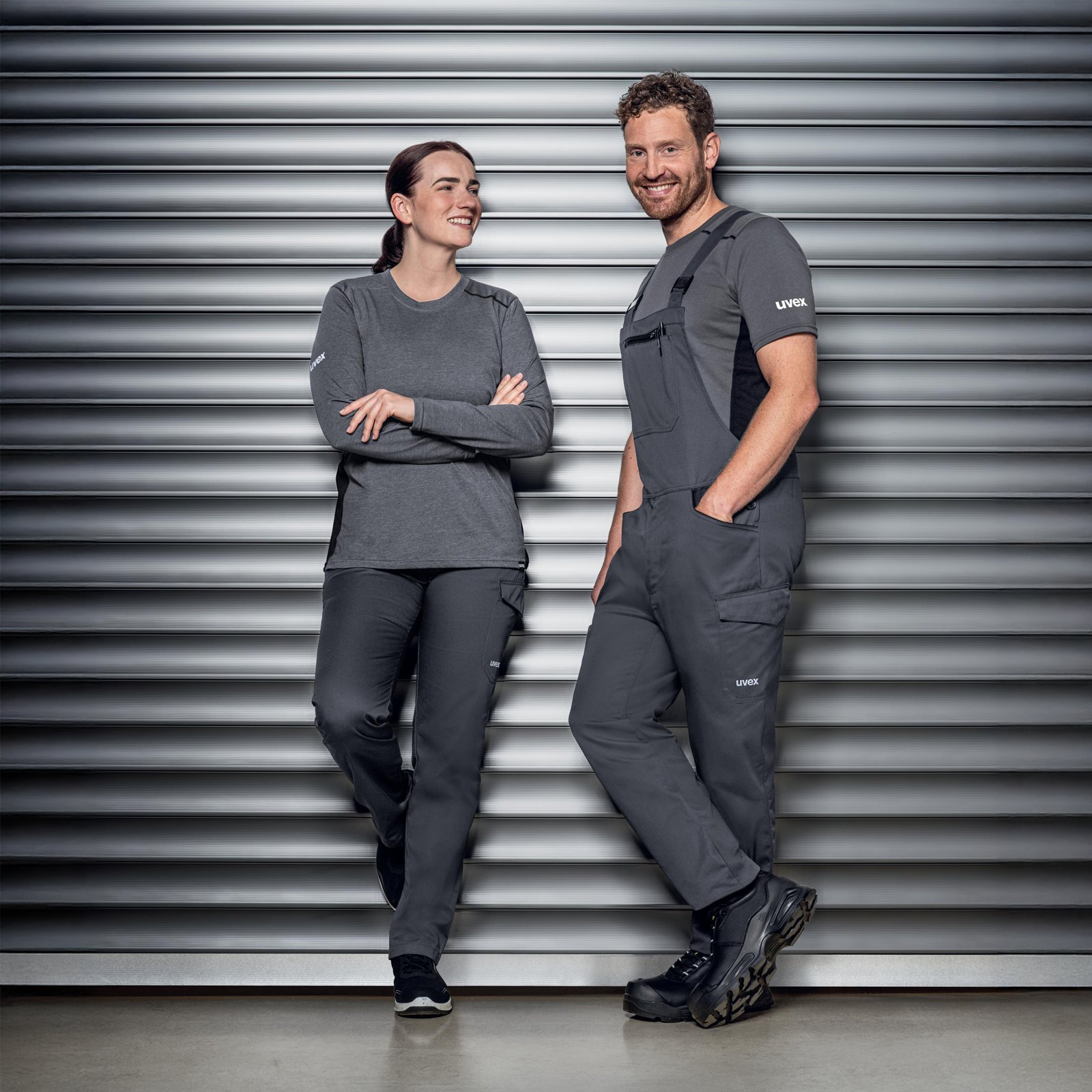 uvex suXXeed essentials workwear grey for men and women