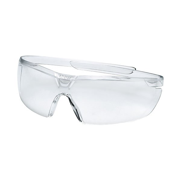 nachhaltige und transparente Schutzbrille pure-fit