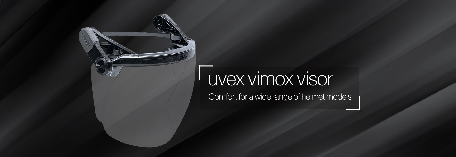 uvex vimox visor for a wide range of helmet models