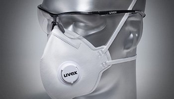 Combination with uvex protective eyewear