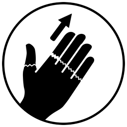 Finger tear-off technology