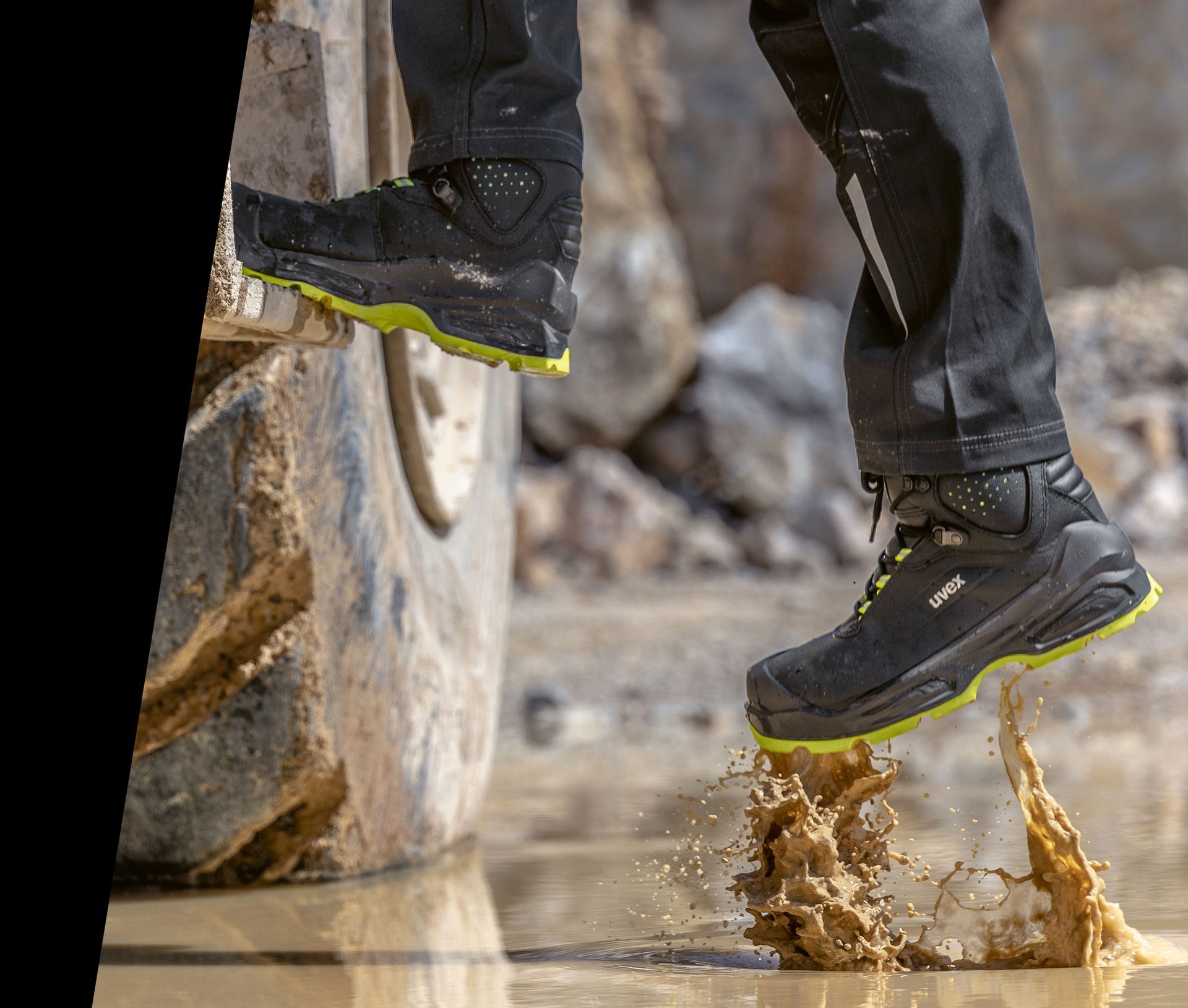 uvex S3 safety shoes for heavy applications