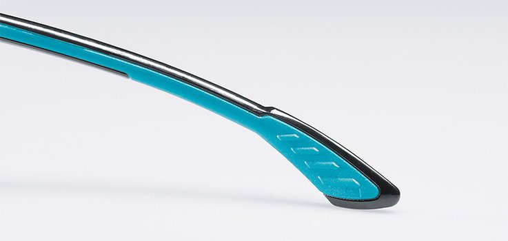 Temple length and grip