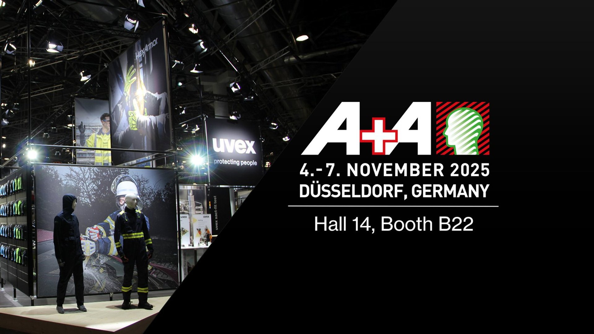 Join uvex at A+A 2025 in Hall 14 booth B22