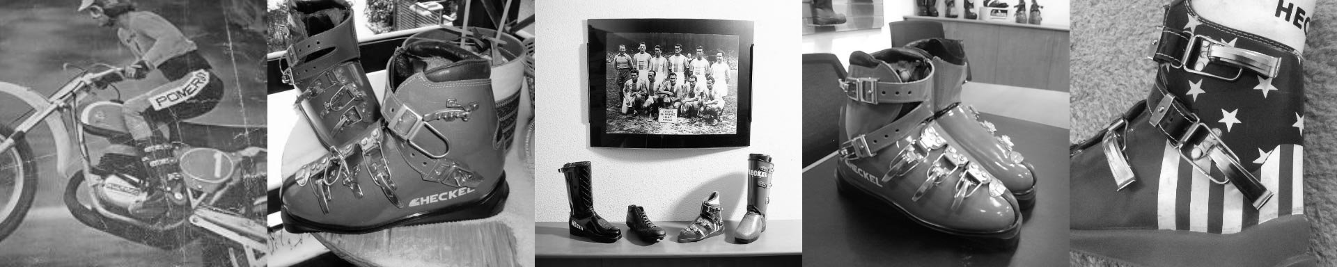 The history of safety shoe manufacturer Heckel from 1945 to 1970s