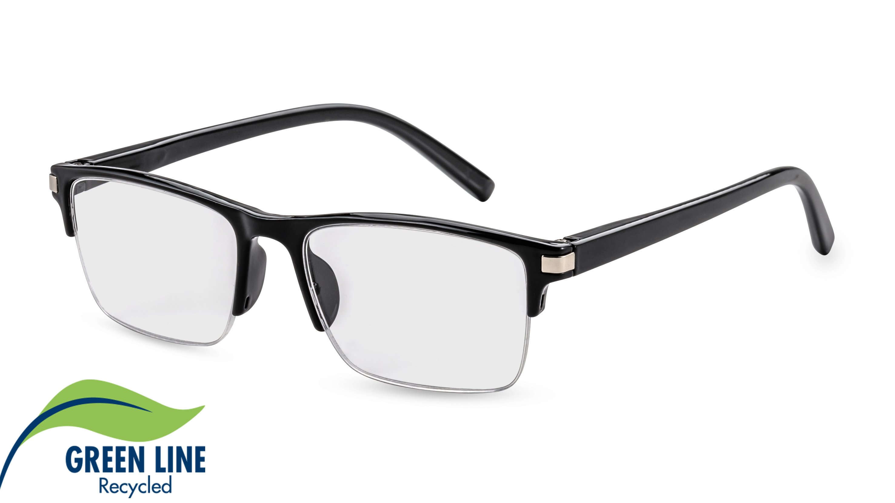 filtral rezyklat lesebrille pisa schwarz