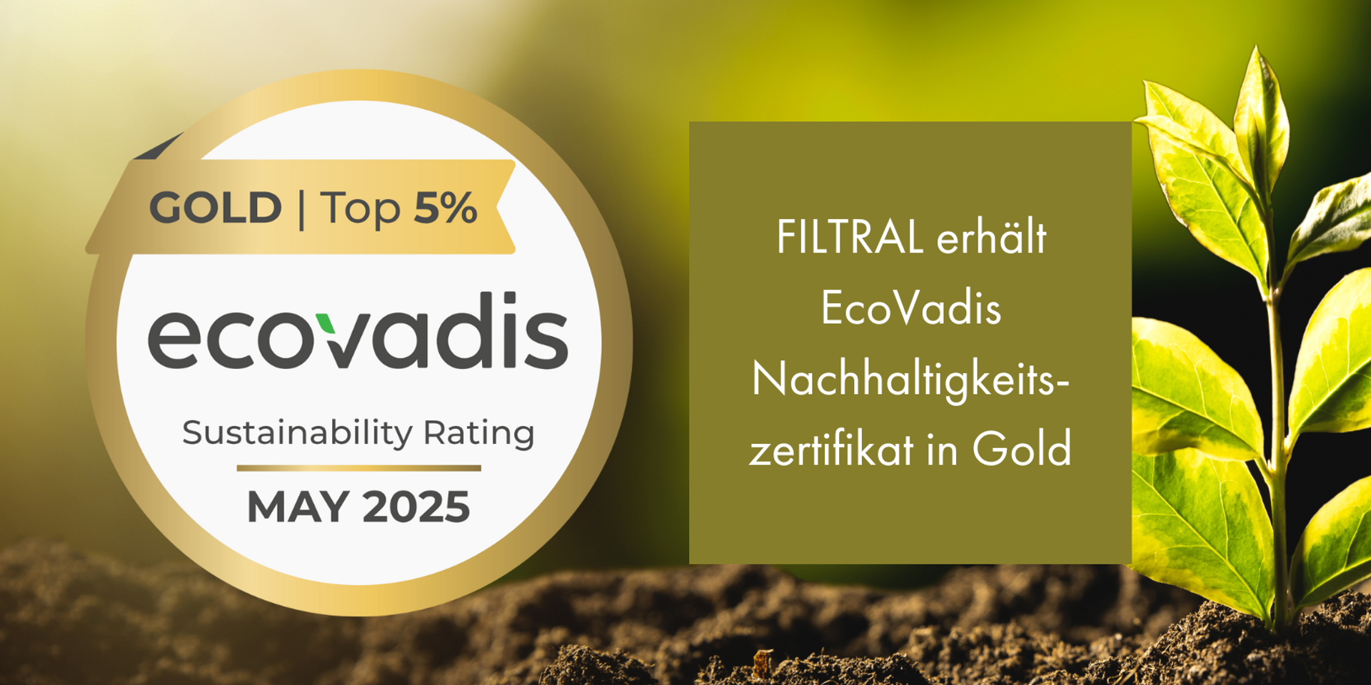 filtral ecovadis zertifikat 2025
