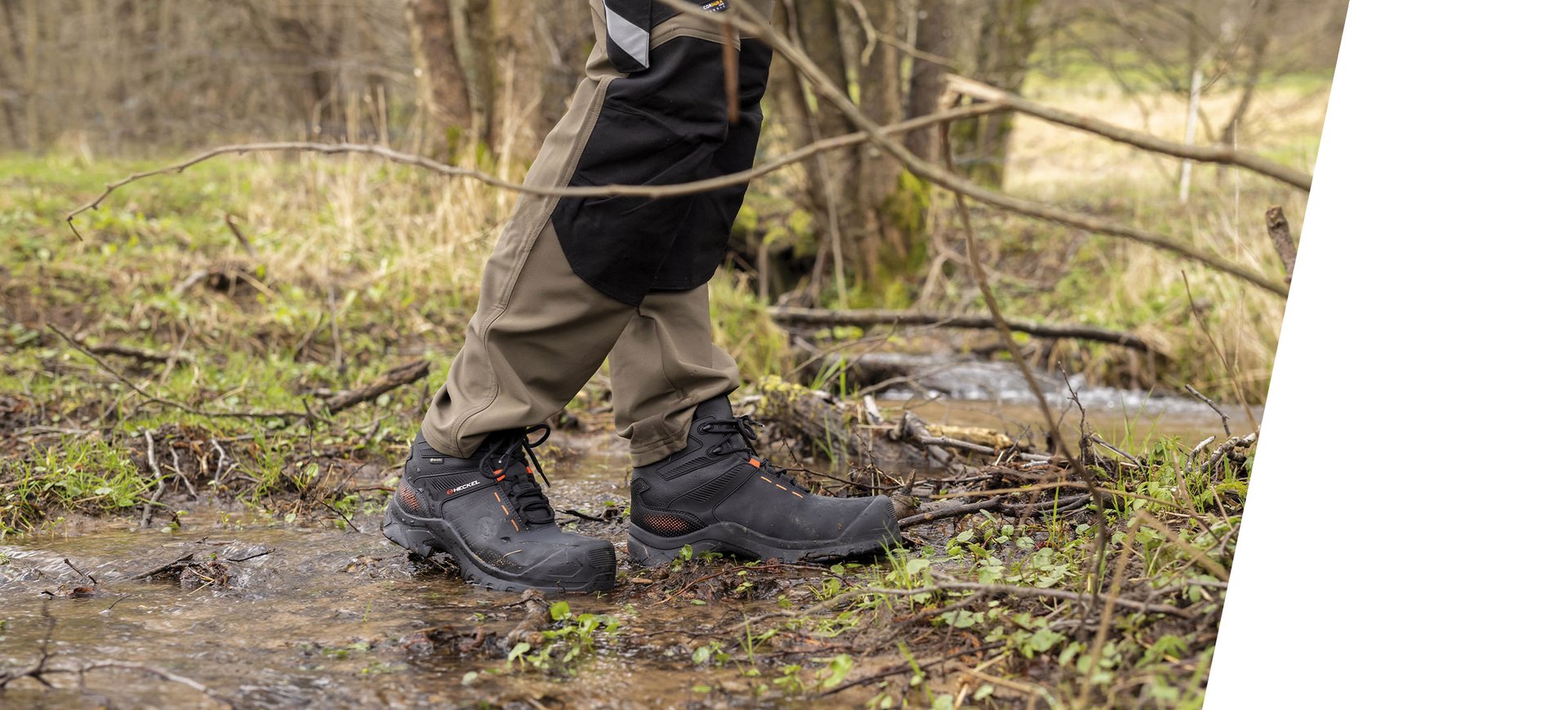 Heckel safety shoes waterproof thanks to Gore-Tex