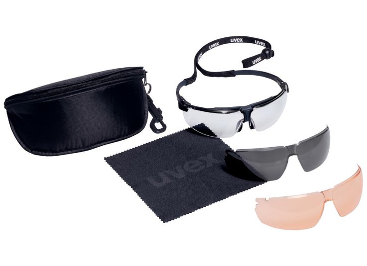 uvex i-3 tactical safety glasses set