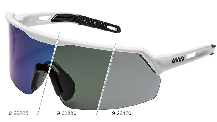 Safety glasses with tinting