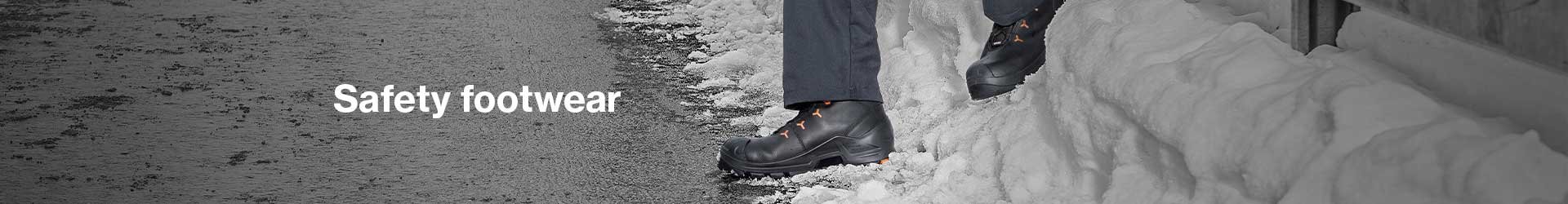 Robust safety footwear for the winter