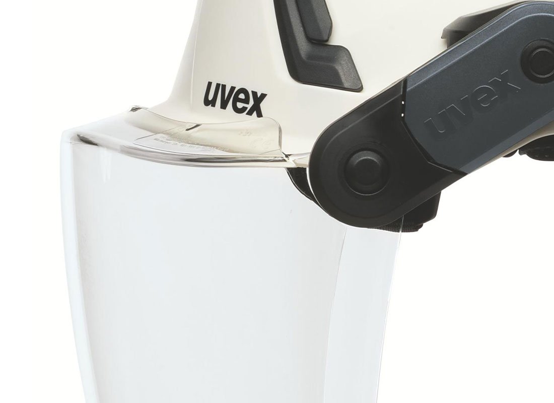 [Translate to Deutsch:] uvex pronamic Vollvisier mit dichtem Sitz am Helm
