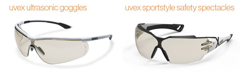 uvex sportstyle and new uvex pheos cx2 safety spectacles incorporate the CBR65 lens tint