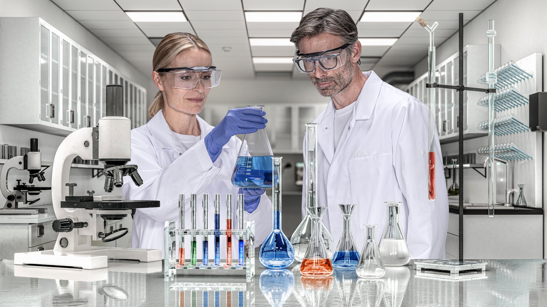 uvex OTG plus overspecs for laboratories