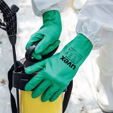Explore uvex chemical protection gloves