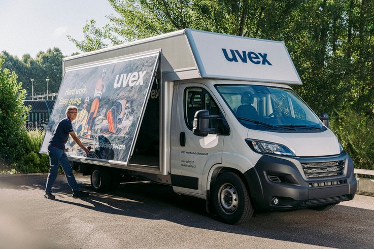 Arrivée de l'uvex mobil