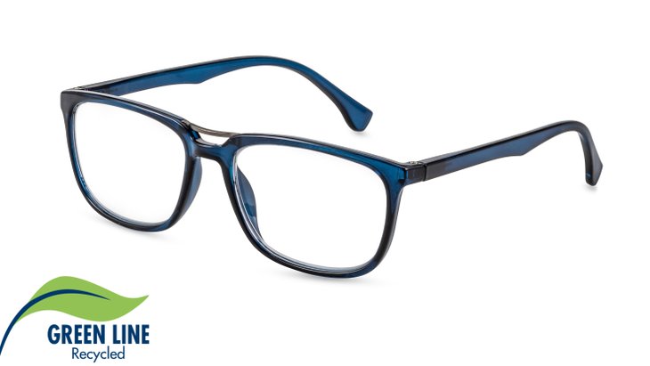 Filtral Recycling Lesebrille Stockholm blau