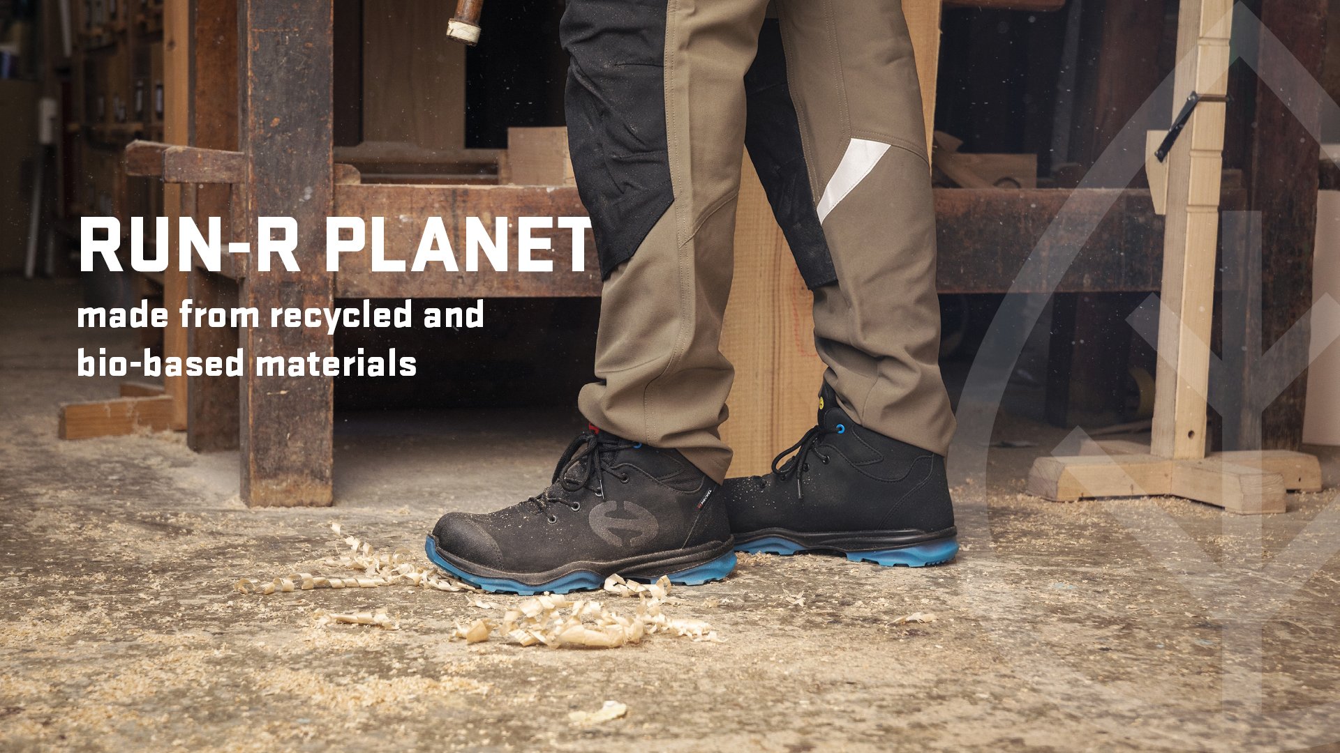 Eco-friendly safety sneakers RUN-R PLANET