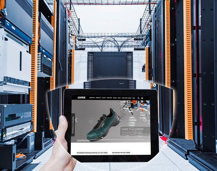 Schutzbrille mit Sehstärke und Bifokalscheiben Comfort mit sichtbarem Nahteil für verbesserte Sicht beim Lesen