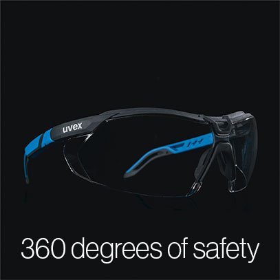 uvex i-5 give 360 degrees of safety