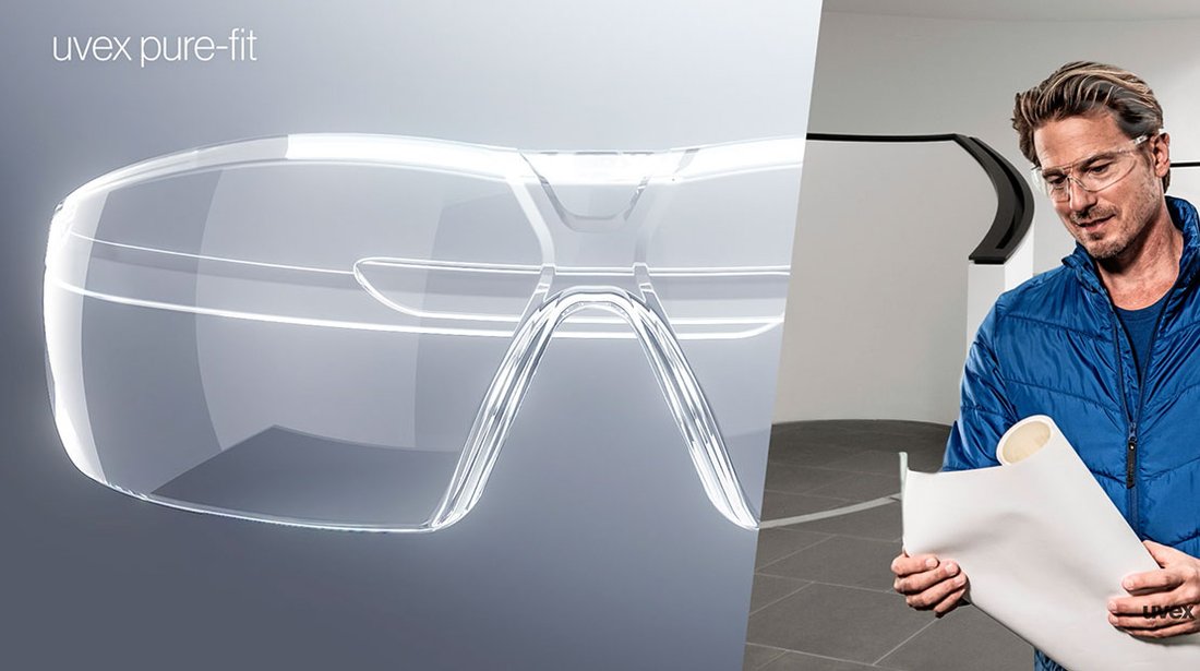 nachhaltige Schutzbrille uvex pure-fit