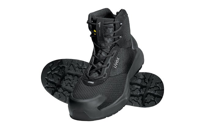 flexible safety boot for craftsmen black