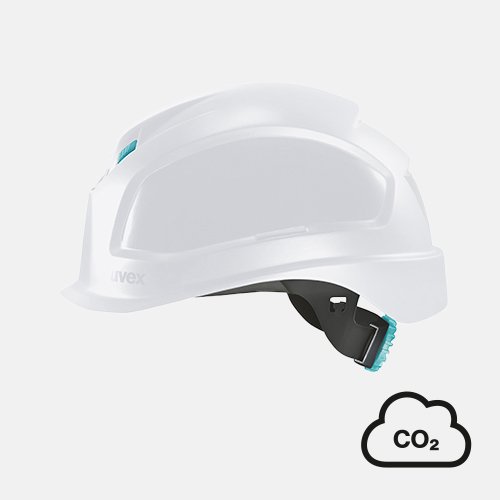 uvex pheos planet B-S-WR sustainable safety helmet with short brim