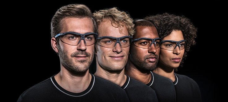 mechanic wearing uvex i-5 safety spectacles