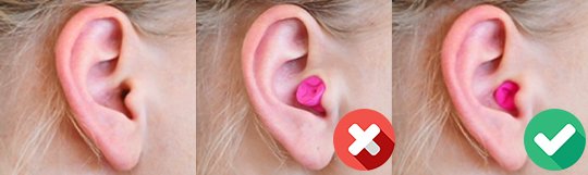 Choosing the right sized hearing protection