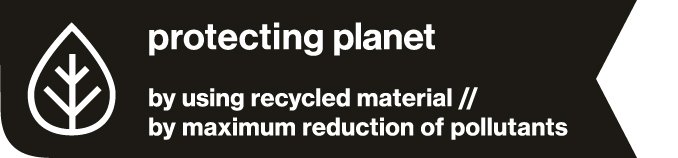 [Translate to French:] uvex protecting planet by using recycled material and by maximum reduction of pollutants