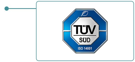 Certified to ISO 14001