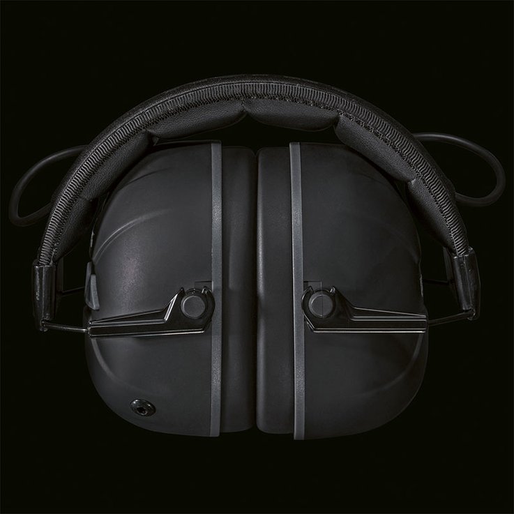  Aktiver Bluetooth® Kapselgehörschutz mit gepolstertem, faltbarem Kopfband.