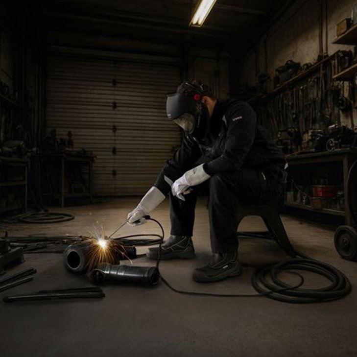 Download catalogue excerpt of the uvex 3 welder and foundry safety shoes